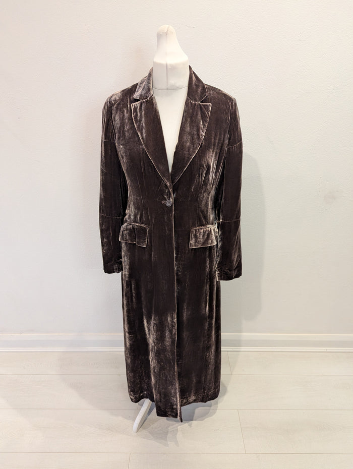 Light Brown Velvet Jacket 10/12
