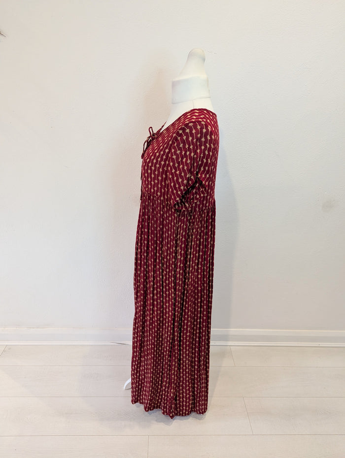 Lindex Collection Red Print Dress M