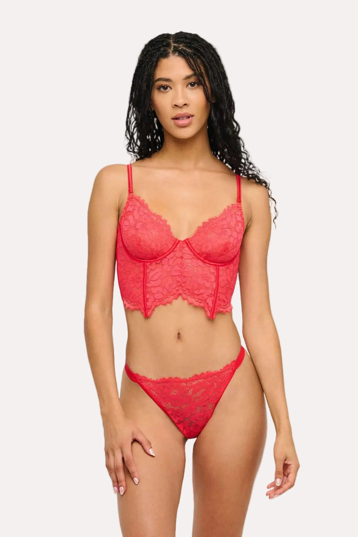 Cosabella Longline Underwire Bra in Ibisco