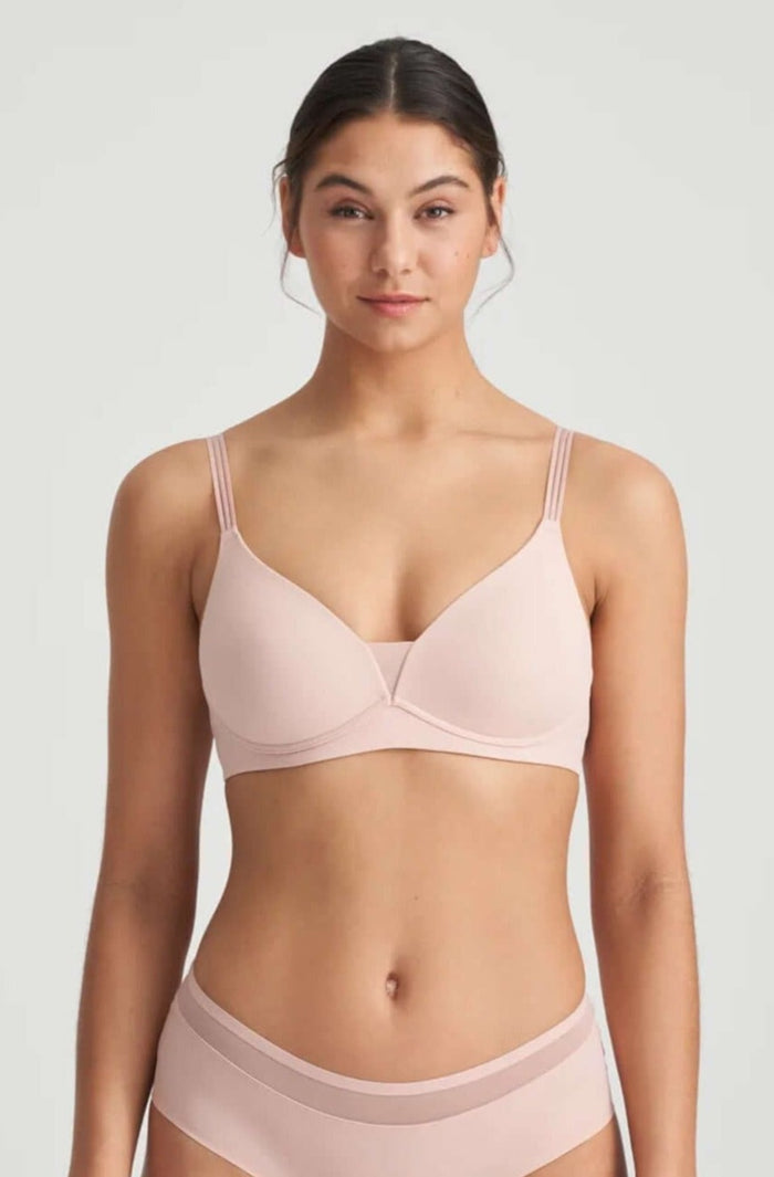 Marie Jo Louie Soft Wireless Bra in Powder Rose