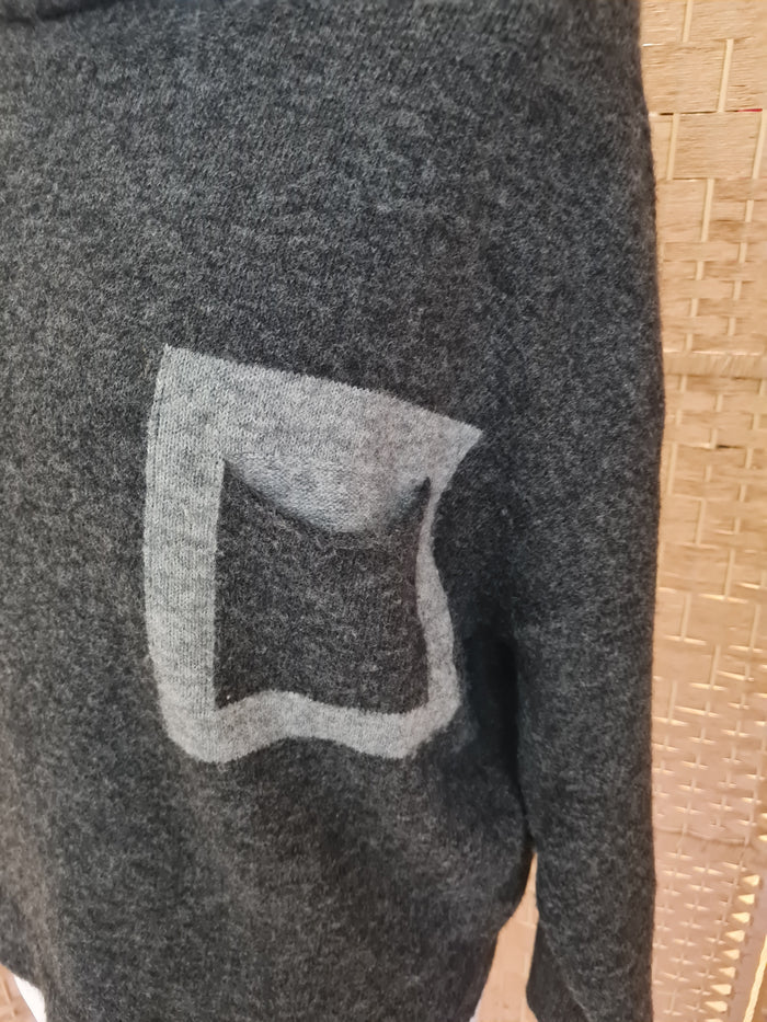 Louise Orop Charcoal Jumper M/L