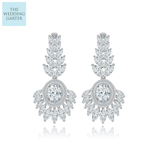 bohemian cubic zirconia earrings