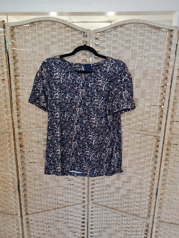 Luxzuz Leopard Print Top 12/14