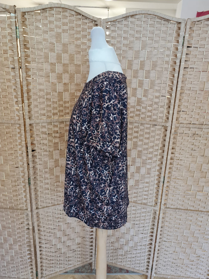 Luxzuz Leopard Print Top 12/14