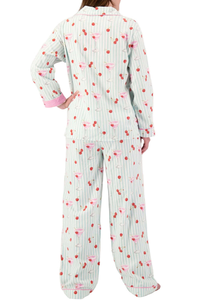 PJ Salvage Ma Cherie Flannel Long PJ Set