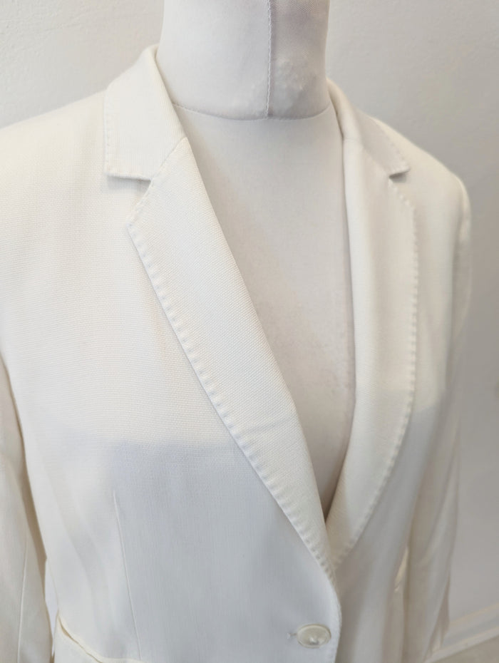 Massimo Dutti Cream Blazer 14