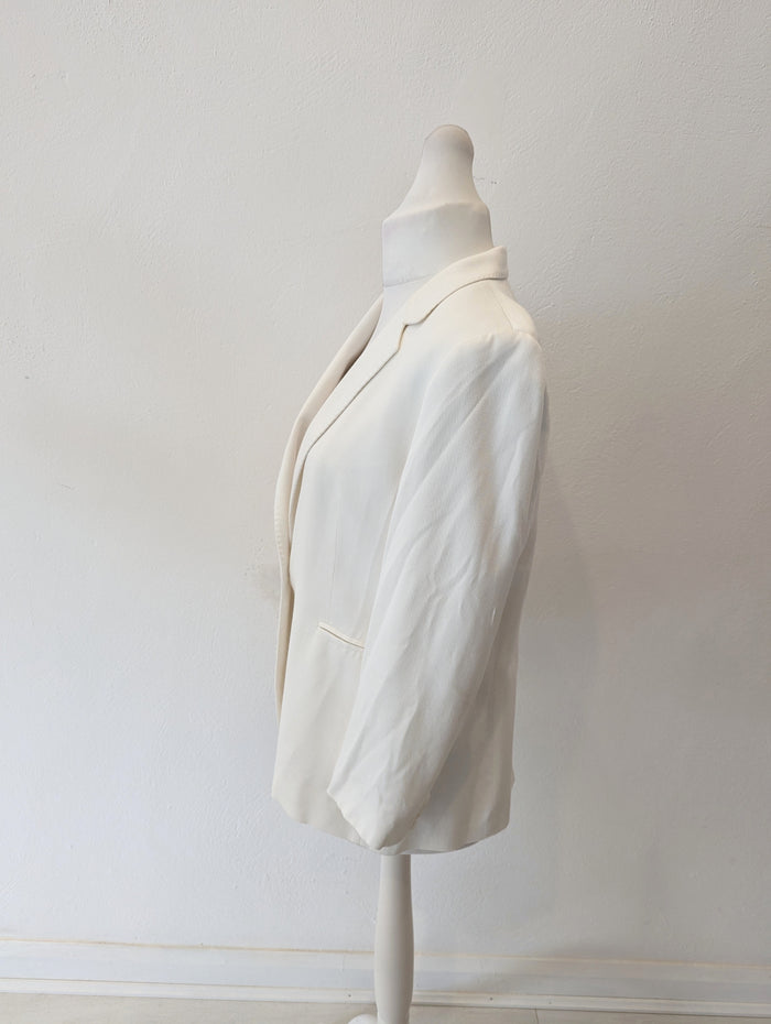 Massimo Dutti Cream Blazer 14