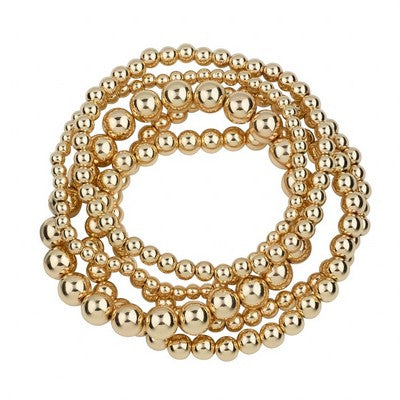 MB - Hunter Gold Bracelet Stack