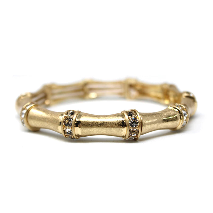 MB - Jag Gold Bamboo Bangle