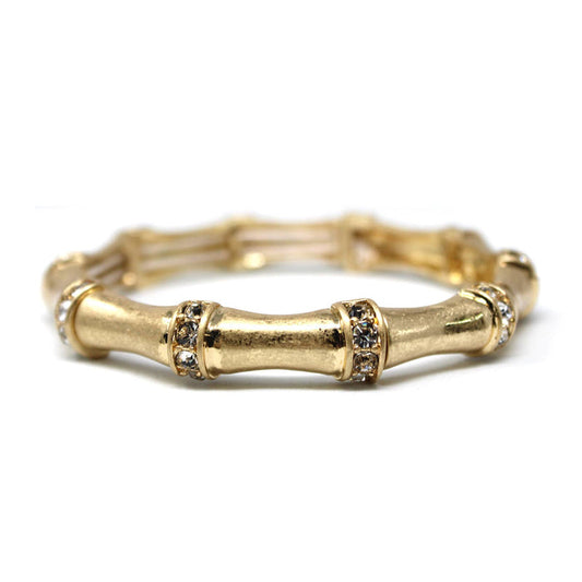 MB - Jag Gold Bamboo Bangle