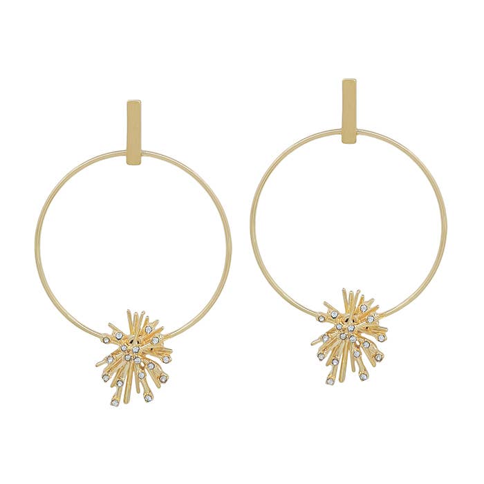 MB - Pope Gold Hoop Earrings