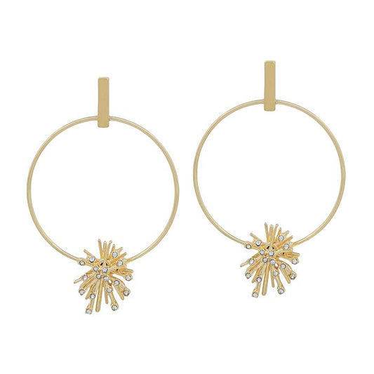 MB - Pope Gold Hoop Earrings