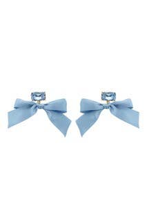 MB - Raya Blue Bow Earrings