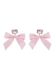 MB - Raya Pink Bow Earrings