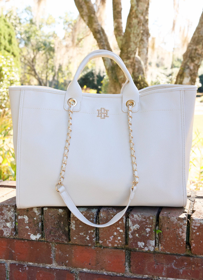 Melissa Tote Bag - Cream