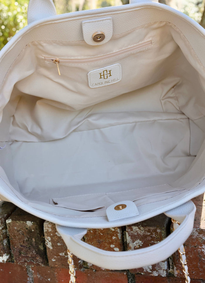 Melissa Tote Bag - Cream