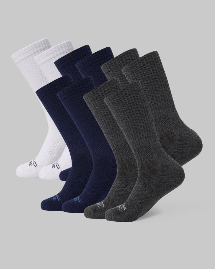 WHITE/BLACK HEATHER/NAVY / M
