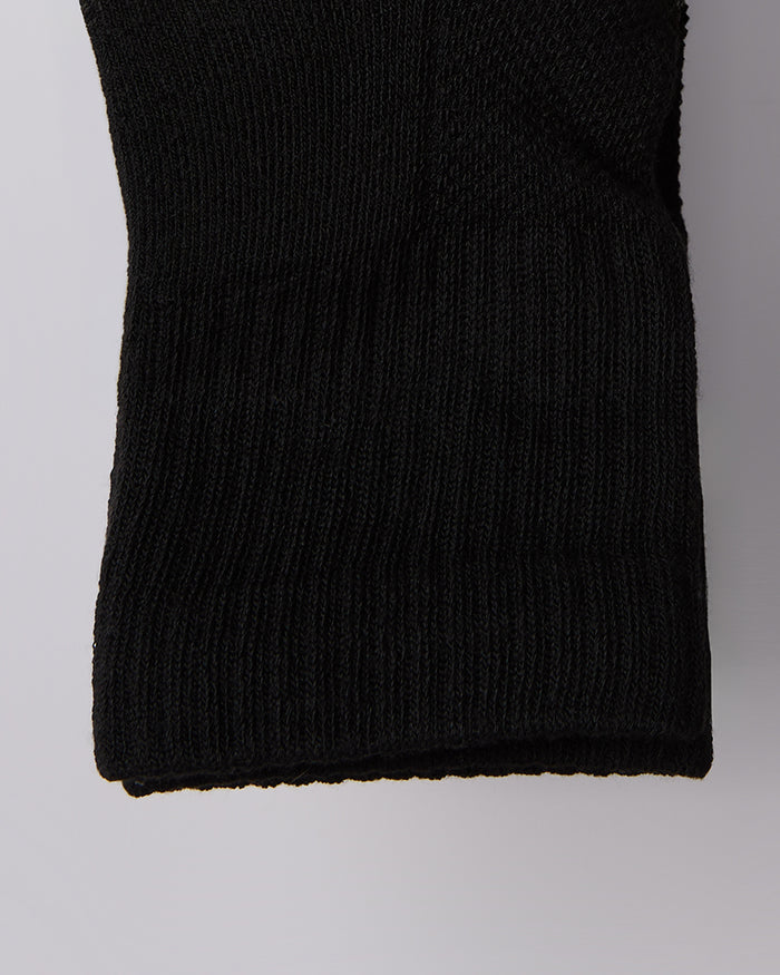 32 Degrees Black _ Men's 5-Pack Cool Comfort Quarter Socks {bottom}{right}