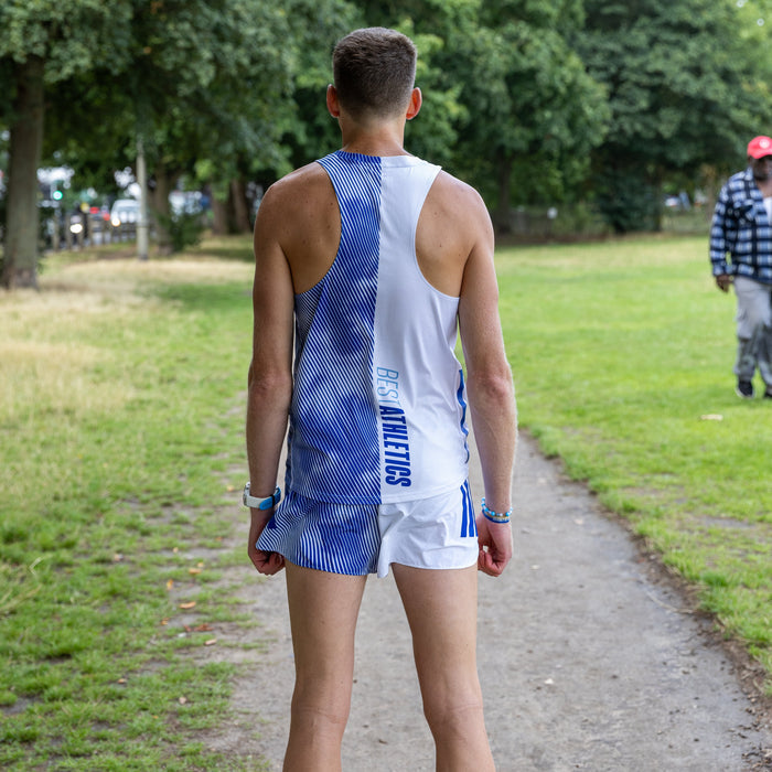 Mens Adizero Swirl Running Singlet