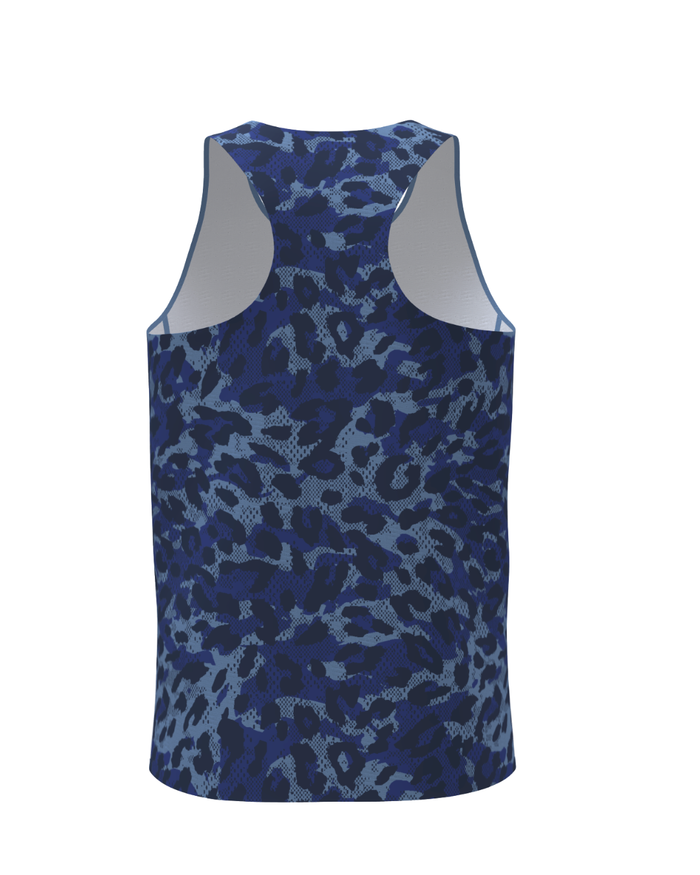 Mens Best Athletics Club Premium Adizero Leopard Singlet