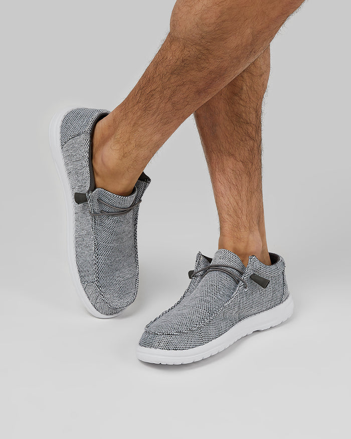 32 Degrees Grey Heather _ Men's Canvas slip-On shoes {bottom}{right}
