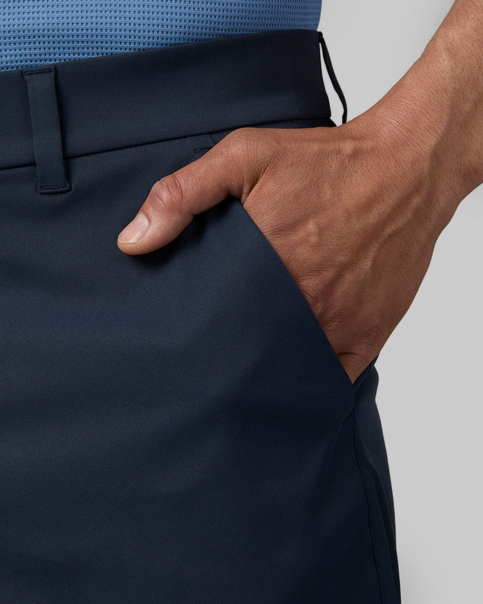 32 Degrees Blue Shade _ Men's Twill Tech 7" Short {model: Weston is 6"and wearing size M}{bottom}{right} {bottom}{right}