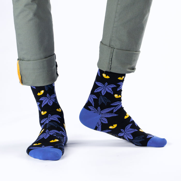 Midnight Hunt Cotton Socks