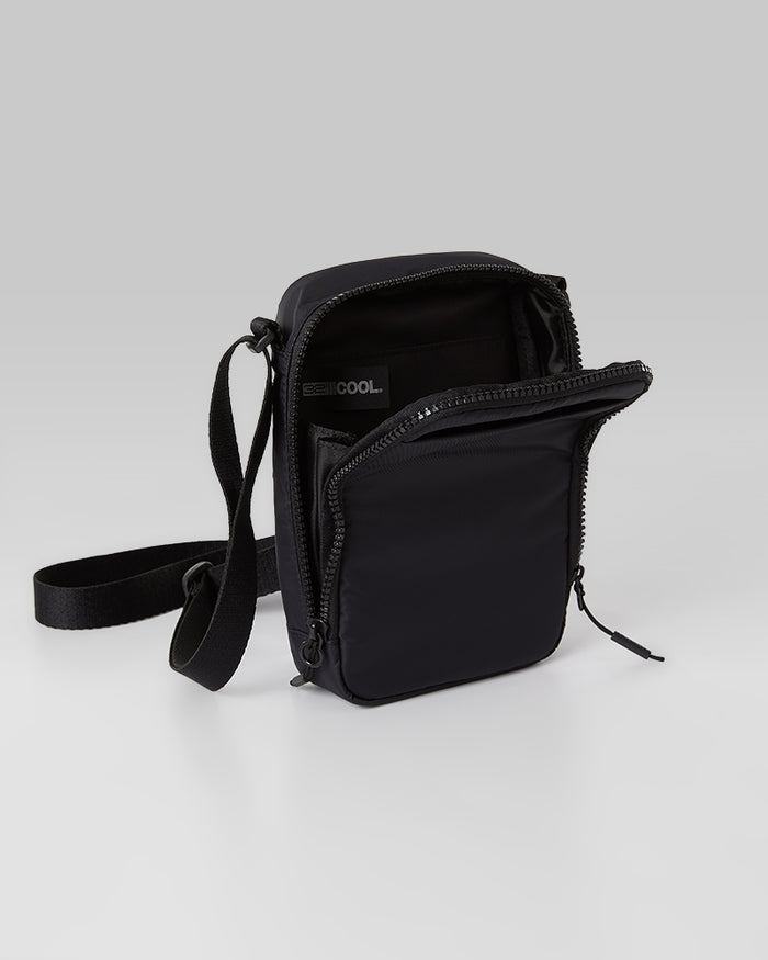 32 Degrees Black _ Mini Travel Crossbody Bag {bottom}{right}