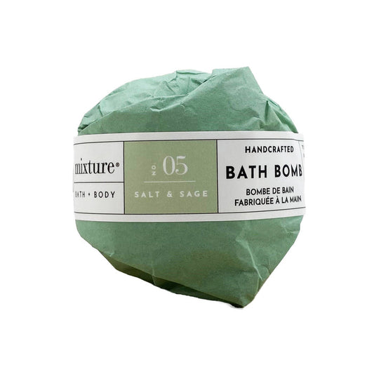 Mixture Shea Butter Bath Bomb: No. 05 Salt & Sage