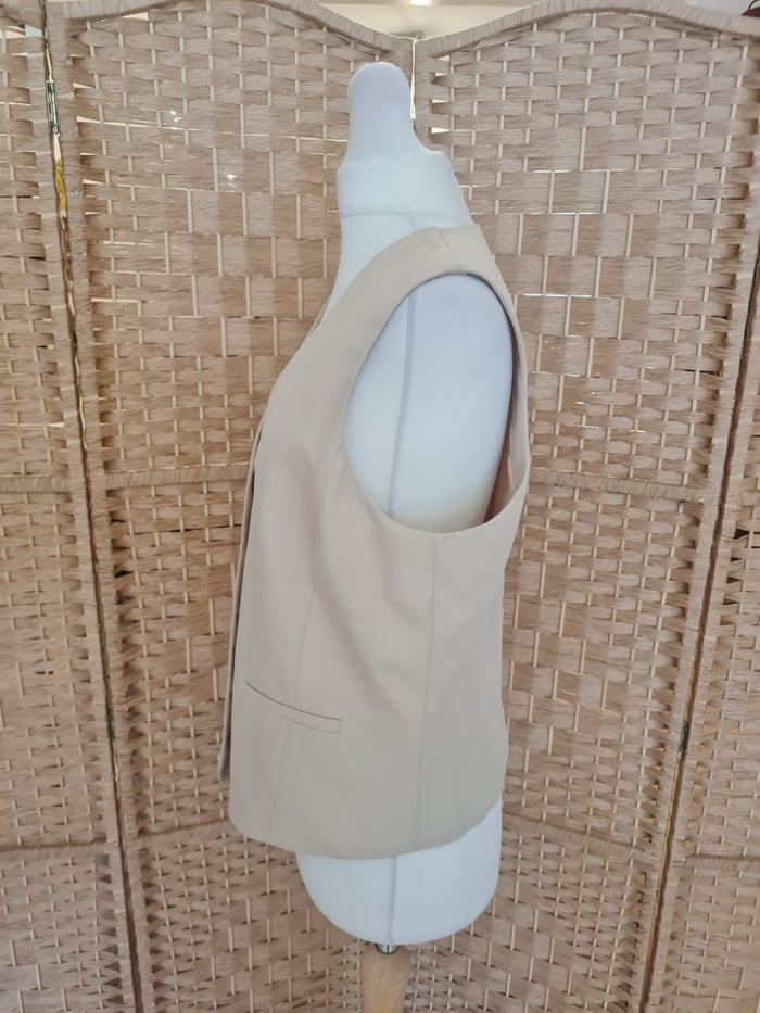 MNG Beige waist coat  M