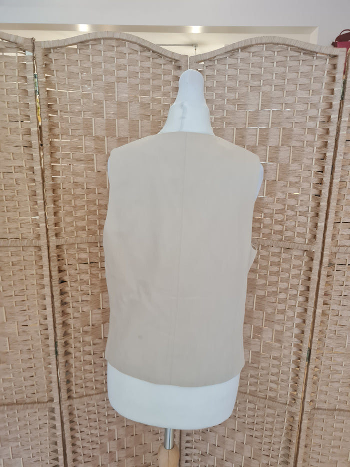 MNG Beige waist coat  M