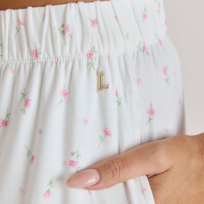 Modal Pyjama Bottoms - Floral Print