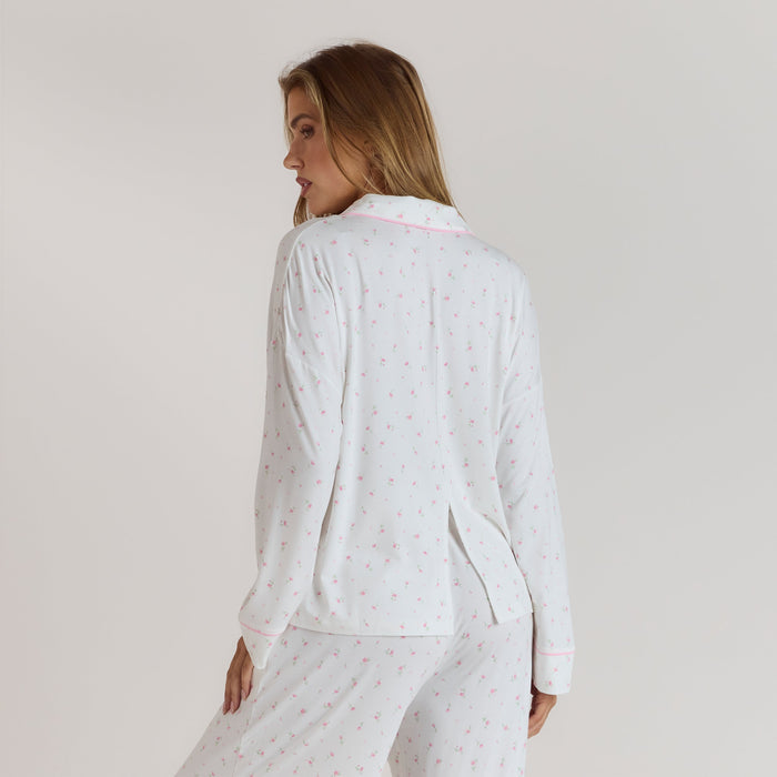 Modal Pyjama Shirt - Floral Print
