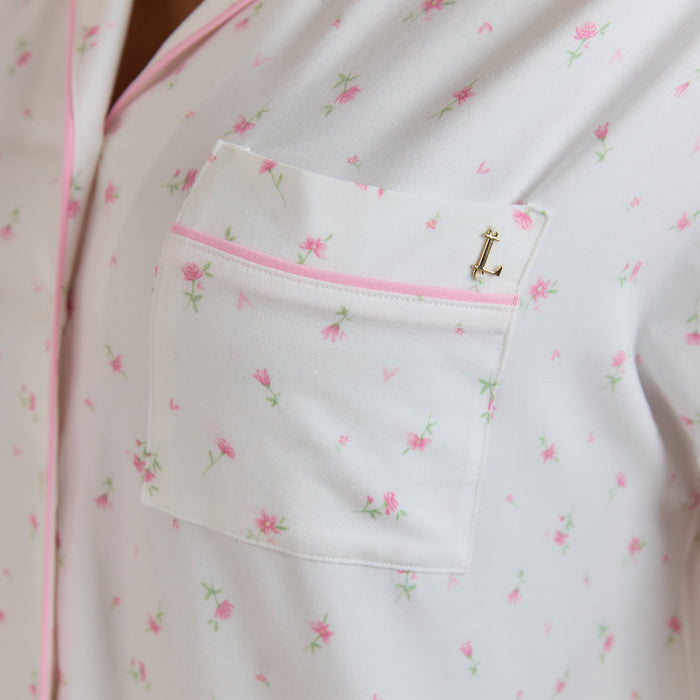 Modal Pyjama Shirt - Floral Print