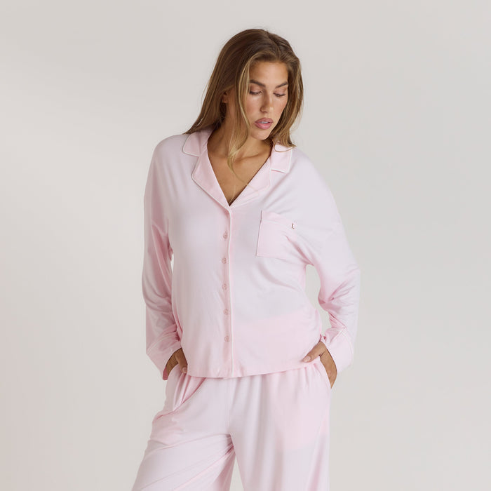 Modal Pyjama Shirt - Pink