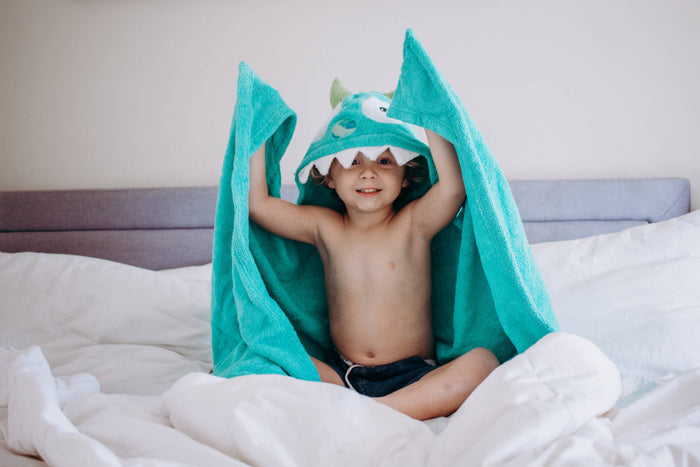 Monster Hooded Towel for Toddlers