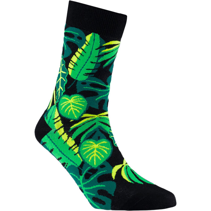 Monstera Cotton Socks