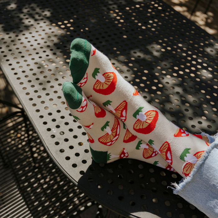Mushrooms Bamboo Socks
