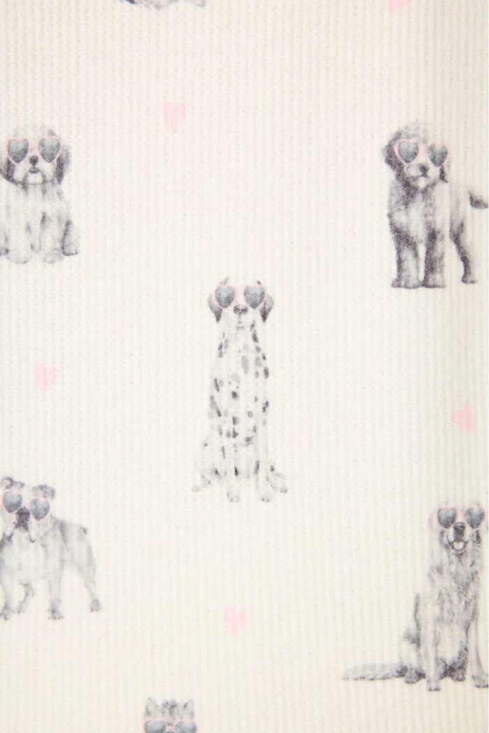 PJ Salvage My Dog is My Valentine Long Jogger PJ Set