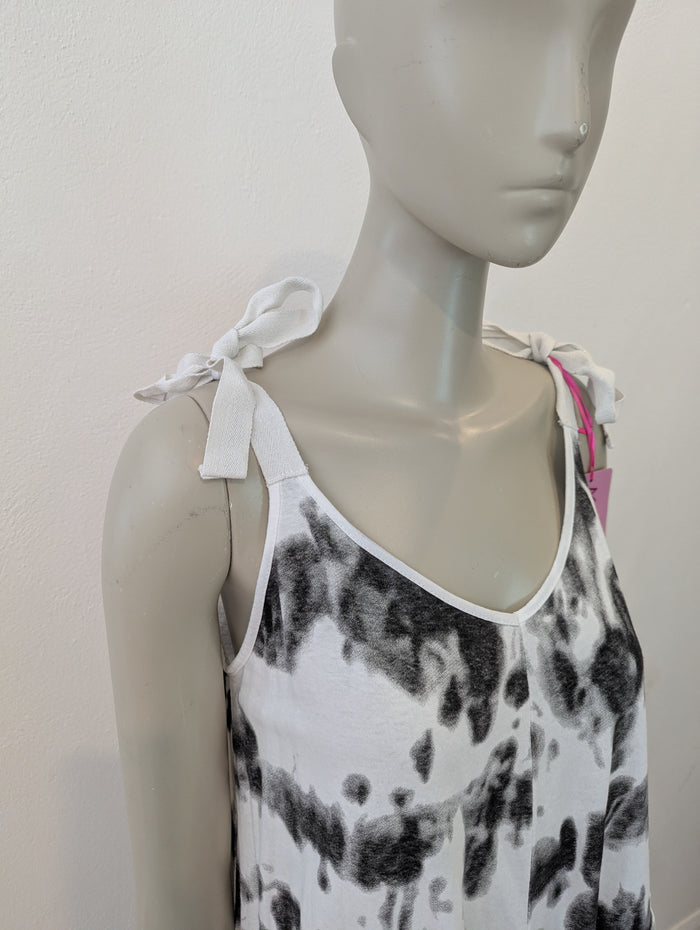 My Story white tie dye jumpsuit M/L NWT