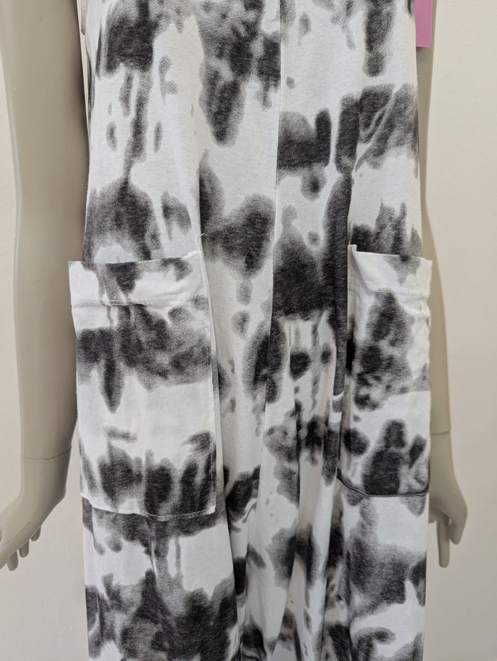 My Story white tie dye jumpsuit M/L NWT