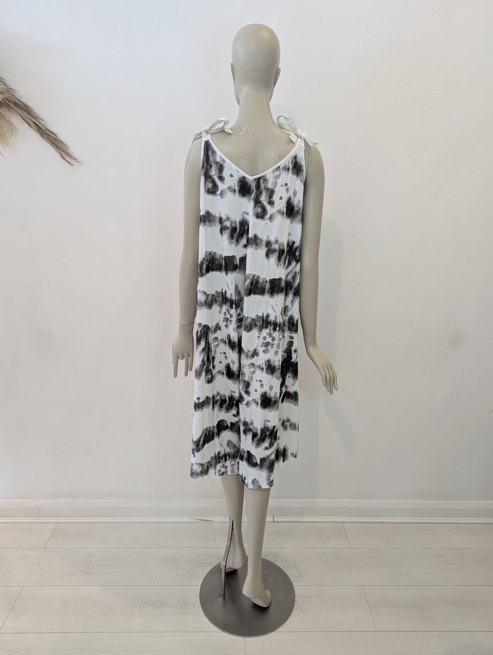 My Story white tie dye jumpsuit M/L NWT