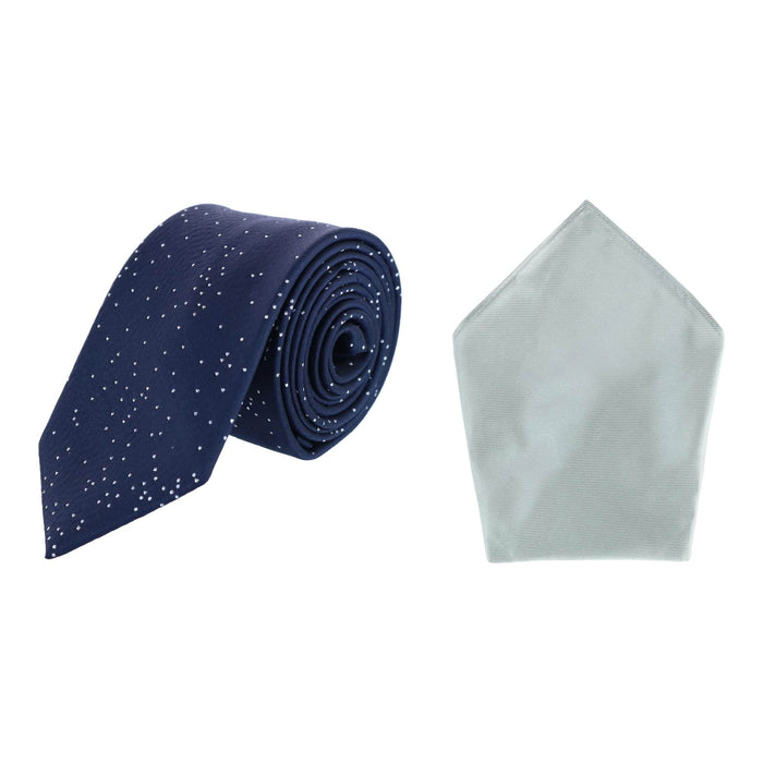 Navy with Silver