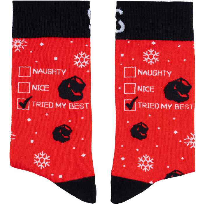 Naughty List Bamboo Socks