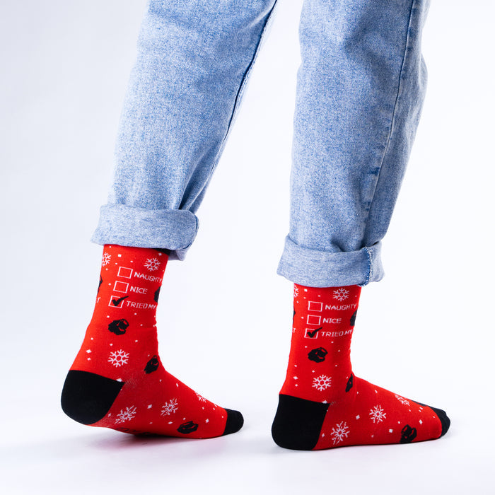 Naughty List Bamboo Socks