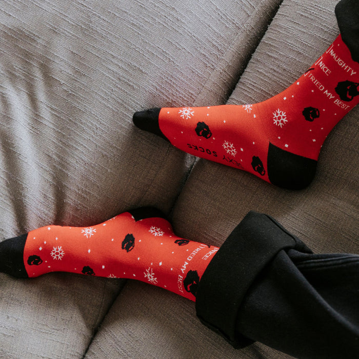 Naughty List Bamboo Socks