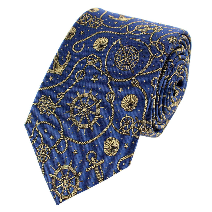 Nautical Wonders Silk Novelty Necktie
