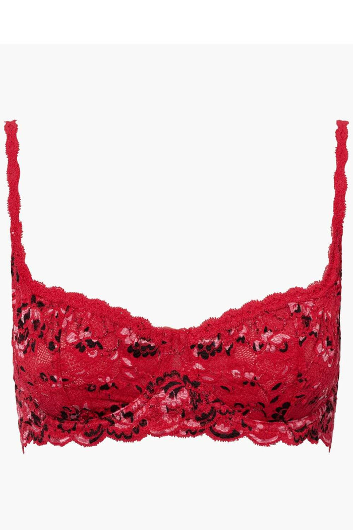 Cosabella Never Say Never Balconette Bra in Ombre Velluto/Black