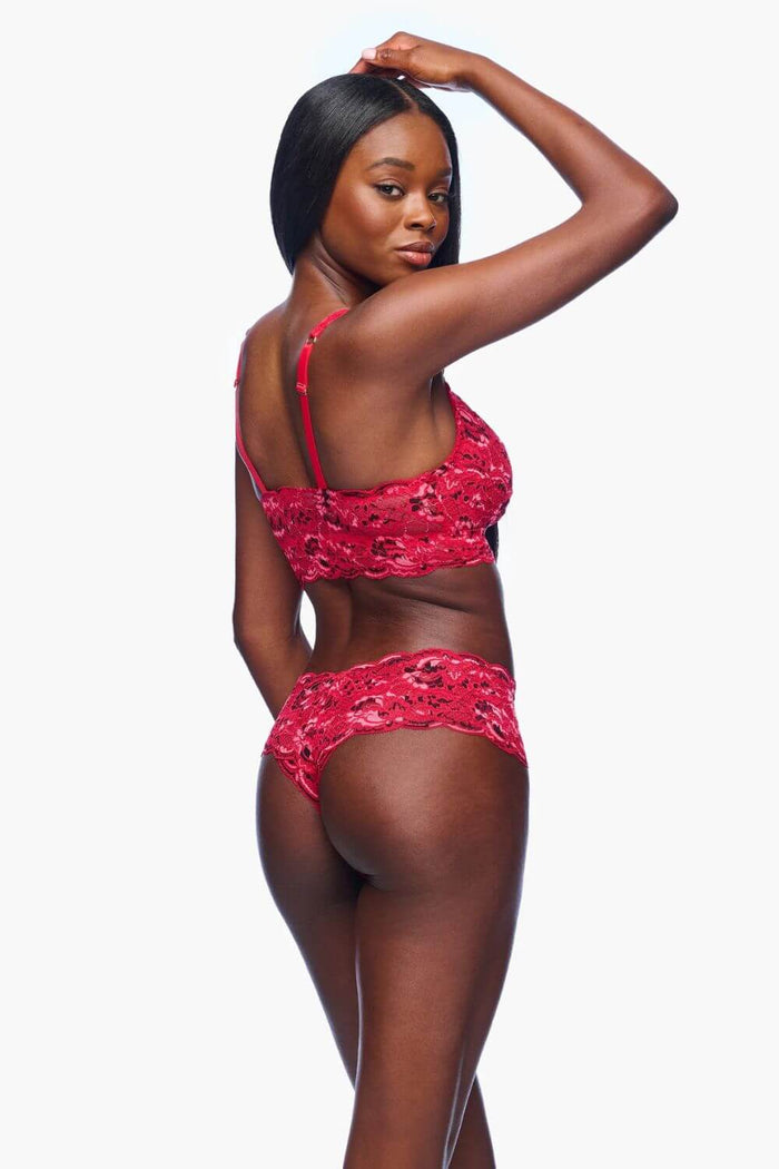 Cosabella Never Say Never Comfie Thong in Ombre Velluto/Black