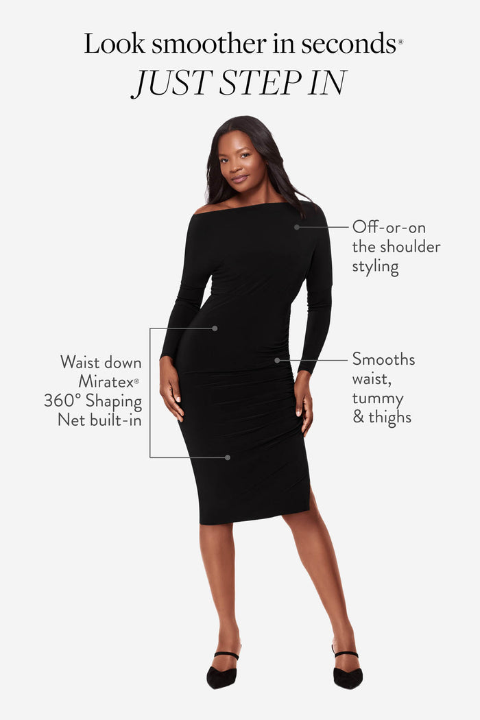 Niki Shaping Dress in Black